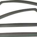 Extreme Online Store EOS Smoke Tinted JDM Style Side Window Visor Rain Guard - Made for and Compatible with Honda Odyssey 11-Up 2011 2012 2013 2014 2015 2016 2017