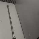 Shower Curtain Rod Tension- Never Rust No Drill Non-Slip Spring Tension Shower Rod, 43-73 inches 304 Stainless Steel, Silver