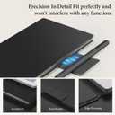 Case for Remarkable Paper Pro Move 7.3", 1:1 Fit Smart Cover Book Folio with Auto Wake/Sleep | PU Leather Cover | Microfiber Lining | Strong Magnet(A-Leathers Black)