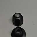 3 PCS Metal Shower Knob Replacement, Tub Faucet Handle with Hot/Cold/Diverter/Flange Base, Bathtub Knob Compatible with Price Pfister Verve Fits 5-1/2''H,12 Tooth Broach Stem (Black)