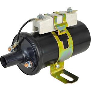 12V Ignition Distributor Coil w/External Resistor Compatible with John Deere 3020 60 70 1010 2010 3010 AT14385 AT15611 for International Case Massey Ferguson Ford 368839R91 189673M92 C5NN14N106B