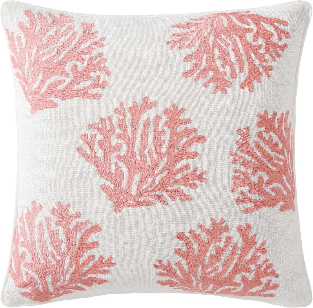 Tommy Bahama - Cotton Decorative Throw Pillow for Bed or Couch, 20 x 20