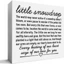 Sympathy Gift for Loss of Baby, Miscarriage Gift for Mother Couple, Infant Baby Kids Loss Memorial Bereavement in Loving Memory Gifts, Remembrance Condolence Desk Decor, Little Snowdrop