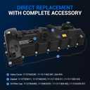 Autoround Engine Valve Cover Fit for BMW 2007-2013 - X5, X3, Z4, 128i, 130i, 323i, 328i, 328i xDrive, 328xi, 525i, 528i, 528i xDrive, 528xi, 530i, 2.5L 3.0L L6, Replace# 11127552281