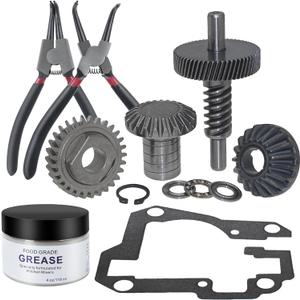 Worm Gear Kit Compatible With KitchenAid Whirlpool 5QT & 6QT Mixer Gear Parts Replacement, Worm Follower Gear Kit 9706529 W11086780 9709511 9703337 9709231