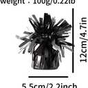 balloon weights are perfect for parties, birthdays, weddings. Each pack includes 12PCS durable weights that easily decorate balloons and elevate any celebration.(Black100g)
