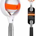Professional Golf Ball Retriever Telescopic for Water, 9Ft/12Ft/16.3Ft/20Ft Stainless Steel Golf Ball Retriever with Spring Release-Ready Head Locking Clip