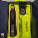Norelco Philips OneBlade Pro 360 Face + Body, Electric Shaver, Beard Trimmer and Body Groomer, with 360 Blade Technology, 14-Length Precision Comb, Body Kit, Soft Pouch, Model QP6542/70