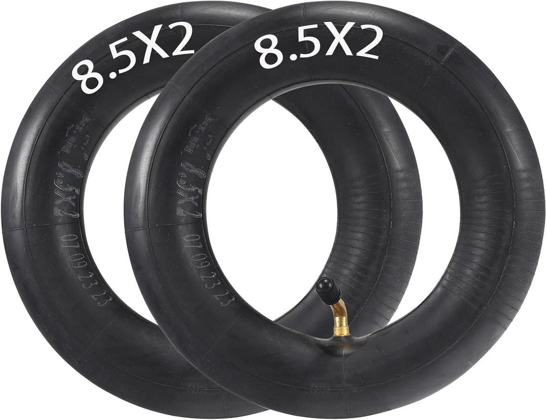 2-pack 8.5x2 inner tube,8 1/2x2 inner tube Bent Valve Replacement for Gotrax Electric scooter Compatible with okai/Gotrax GXL V2 Thicker Inflatable Scooter Replacement Wheels