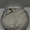 Bare Home Weighted Blanket AllNatural 100% Cotton with Nontoxic Glass Beads 60"x80" 17lbs, Light Grey