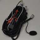 maXpeedingrods Wiring Harness Kit with 8PCS 3-PIN DT Plugs, Lightbar Wiring Kit fit for maXpeedingrods Crosshair Series RGB LED Offroad Light Bar, 10-14V 30A