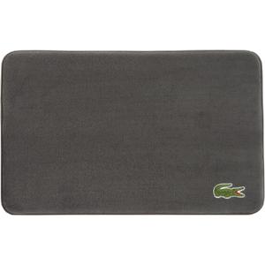 Lacoste Memory Foam Bath Rug – Ultra Soft Fleece Bathroom Mat with Embroidered Crocodile Logo, Super Absorbent, Non-Slip Backing, Machine Washable, Plush & Stylish 19"x30" – Cliff