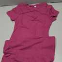 Missufe Women's Summer Boat Neck Short Sleeve Cut Out Knit Bodycon Casual Dress S