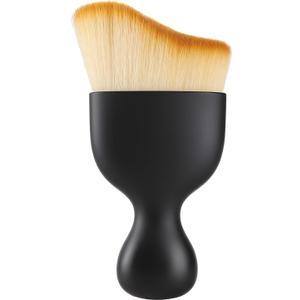 4 x Car Detailing Brush, Soft Bristle Cleaning Brush, Scratch-Free Auto Duster Tool for Dashboard, Air Vents, Leather & Interior Cleaning (Black&Brown)