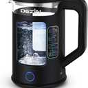 Dezin Electric Kettle with Keep Warm Function, BPA Free Window-Glass Double Wall Design Electric Tea Kettle, Bicolor LED, 1.5L Hot Water Kettle with Auto Shut-Off and Boil Dry Protection Tech (Black)