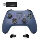 BETMI Wireless Controller for Xbox One, Xbox Series X/S, PC, Hall Effect Joysticks & Trigger, Turbo, Macro, Remapping, Dual Vibration Function, 2.4GHz Gamepad(Blue, no 3.5mm Jack)