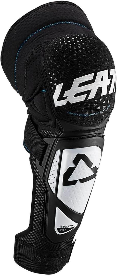 Leatt Brace 2019 3DF Hybrid EXT Knee & Shin Guards (XX-Large) (White/ Black)