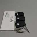 Kingdder 3 Pieces Garage Door Remote Compatible for Multicode 300mhz 10 Dip Switch 3089 3060 3070 Gate Opener Remote Multicode Gate Opener with Keychain (Black)