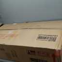 Nathan James Beacon Bohemian Boucle Bar Stool, Upholstered Bar Stool or Island Chairs for Kitchen, Seagrass Counter Height Stool with Back and Solid Wood Legs, Cream Boucle/Dark Brown (Medium Brown/White)