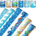 Tenceur 98.5 ft Bulletin Board Border Classroom Decor, Ocean