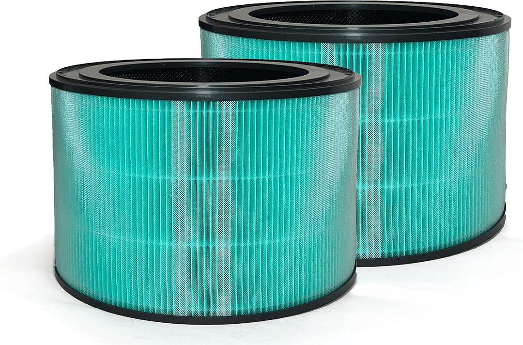 Nispira PuriCare 360 Filter Replacement For LG Air Purifier AS330DWR0 AS560DWR0 AS601HBB0 Part AAFTDT301 PFSHWC01 (NOT For Aero Tower Model) 2 Packs