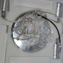 3-Lights Pendants Light for Kitchen Island Chandeliers Dining Room Pendant Lighting Fixture Bubble Crystal Ceiling Hanging Lights Bedroom Island Kitchen 6000K White Light Fixtures Chrome