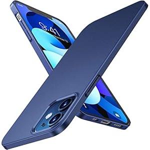 TORRAS Slim Fit for iPhone 12/ 12 Pro Case 6.1 inch, Ultra Thin for iPhone 12 Case, Lightweight Matte Anti-Scratch Hard PC Cover Phone Case for iPhone 12 Pro, Royal Blue