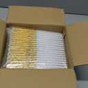 SUT Gold Plastic Silverware, 160Pcs Gold Utensils Set Disposable, 80 Gold Plastic Forks, 40 Gold Knives, 40 Gold Spoons, Gold Plastic Cutlery for Parties, Dinners, Weddings(White Gold)