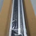 24.3 Inch Car Roof Ski & Snowboard Rack,Fishing Rod Rack, Fits 4 Pairs Skis or 4 Fishing Rods, with Anti-Theft Lock & TPV Rubber Padding, Fits Square/Round/Aero/Oval Cross Bars, Silver