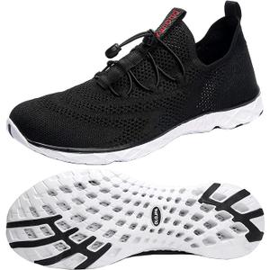 DLGJPA Women's Lightweight Quick Drying Aqua Water Shoes Athletic Sport Walking Shoes, Size 44