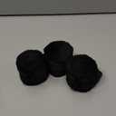 3 Rolls 1" W x 5Yd Black Handmade Fringe Chiffon Silk Ribbon, Frayed Edges Ribbon for Wedding Invitations, Bridal Bouquets, Gifts Wrapping, DIY Crafts,Bow Making(1" x20Yd Black)