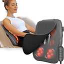 CuPiLo FSA Eligible HSA Back Massager for Deep Tissue Pain Relief, 4D Kneading & Rolling Up and Down Shiatsu Lower Back Massager with Heat for Birthday Gifts for Women and Men