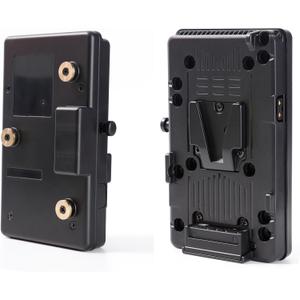 V Mount to Gold Mount Battery Adapter Plate Converter V Lock Compatible with Anton-Bauer Sony HDV DSLR Rig Panasonic ARRI RED JVC Video (A-GP-S) (2)