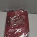 ZeeMart Basic Linen Textured Table Cloth, 60 x 84 Inch Burgundy, Farmhouse Style Rust Rectangle Tablecloth, Wrinkle Resistant Washable Heavy Weight Table Cloths