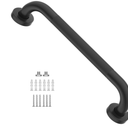 16 Inch Anti Slip Shower Grab Bar Oil Rubbed Black, Munzong Bathroom Grab Bar, Knurled Bathroom Balance Bar,Safety Hand Rail Support Handicap Elderly Injury Senior Assist Bath Handle