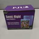 100ct Semi Rigid Card Holders & 100ct Card Sleeves for PSA, SGC, BGS, CSG Graded Card Submissions, Semi Rigid Card Sleeves, Baseball Card Protectors, PSA Graded Card Sleeve for Trading Card