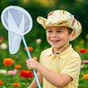 Colorful Butterfly Bucket Hat for Toddler,Gifts for Kids Child, Printed Wide Brim Outdoor Summer Beach Sun Hat for Girl Boy