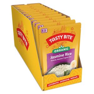 Tasty Bite Jasmine Rice, Microwaveable Cooked Rice, 8.8 Ounce (Pack of 12)(BB: 08/2026)
