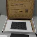 KES Toilet Paper Holder Stand 26.2 Inch Toilet Tissue Holder for Bathroom, Free Standing Toilet Paper Holder SUS304 Stainless Steel Matte Black, BPH286S66A-BK