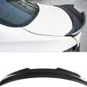 G20 Spoiler Compatible for (2019-2025) BMW 3 Series G20 Sedan Rear Trunk Spoiler Wing, Gloss Black with Carbon Fiber Pattern (NOT Real Carbon Fiber)