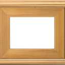 Creative Mark Plein Air Style Frame, Hand Leafed Gold, 6x8-2.75" Wide Moulding with 1/2" Rabbet Depth, Open Back W/O Glazing, Museum Quality, For Art Panels, Stretched Canvas, Pictures & More