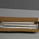 Brushed Nickel Shower Curtain Rods - 31-80 Inch Spring Tension Shower Rods for Bathroom, Adjustable, No Drilling, No Rust, Stainless Steel