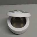 Upgraded Ultrasonic Retainer Cleaner Machine, 45kHz Ultrasonic Dentures Cleaner for Night Guards, Braces, Aligner, Toothbrush, Jewelry and More, 200ML Capacity, White