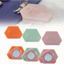 3 Pcs Magnetic Seam Guide for Sewing Machine, Multifunctional Hem Guide for Sewing Machine, Polygonal Multifucntional Seam Guide Hemmer with Scale, Sewing Supplies Accessories