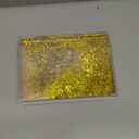 SH.DREAM Liquid Floating Water Golden Glitter Photo Frame with Glitter Liquid for Cute Family Couple Gift (5X7Inch) Golden