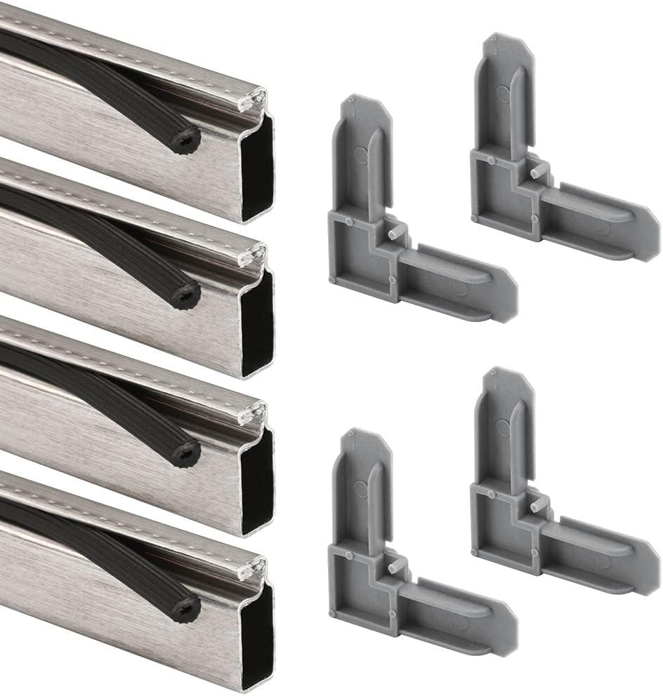Prime-Line PL 7803 Screen Frame Kit, 5/16 In. x 3/4 In. x 36 In., Aluminum, Mill Finish (1 Kit)