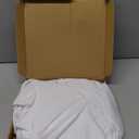 Wokceer 7.2FT Wedding Arch Backdrop Cover Spandex Fitted White Wedding Arch Covers Round Top Chiara Arches Backdrop Cover for Birthday Party Ceremony Banquet Decoration