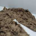 iMucci 30inch Christmas Tree Skirt Wool Fur Brown Tree Skirt Small Tree Skirts Brown Trees Skirt Holiday Party Decoration