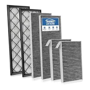 6 PCS Cabin Air Filters for 2020-2025 2026 Tesla Model Y