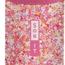 Sok It BotlSok Water Bottle Sleeve Insulated Neoprene Cover (Floral Hearts, Fits 32oz Nalgene)
